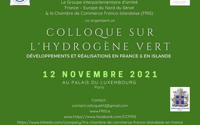 Séminaire au Sénat à Paris sur l’Hydrogène vert